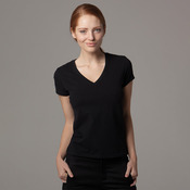 Women's cafe bar top t-shirt short sleeve