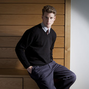 Lambswool v-neck jumper