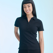 Women's short sleeve stretch polo