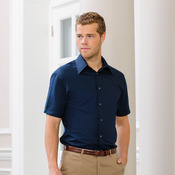 Short sleeve Tencel® fitted shirt