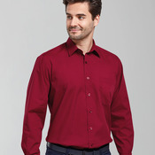 Long sleeve poplin shirt