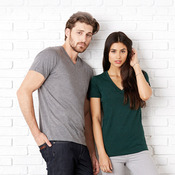 Unisex triblend v-neck t-shirt