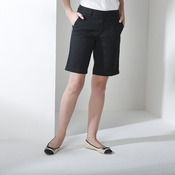 Women's Teflon®-coated flat fronted chino shorts