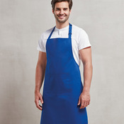 Colours bib apron with pocket