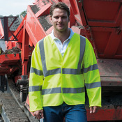 High visibility motorway coat