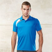 Adults' short-sleeved sports polo shirt