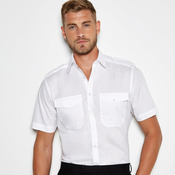 Pilot shirt short-sleeved (tailored fit)