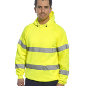 Hi-vis hooded sweatshirt (B304)