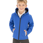 Core junior TX performance hooded softshell jacket