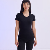 Feel good women's stretch v-neck t-shirt