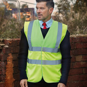 Hi-vis 2-band-and-braces waistcoat (HVW100)