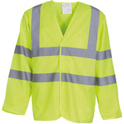 Hi-vis long sleeve waistcoat (HVJ200)