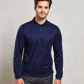 Long sleeve Coolchecker® piqué polo