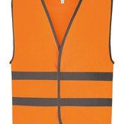 Hi-vis reflective border kids waistcoat (HVW102CH)