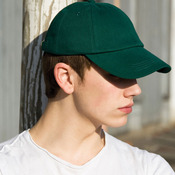 Low-profile heavy brushed cotton cap