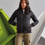 Women's quilted flight jacket