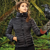 Women's contour quilted jacket