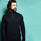 Prestige - Oxford woven button-up jumper