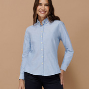 Women's modern long sleeve Oxford shirt