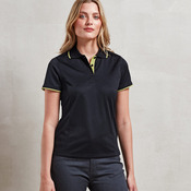 Women's contrast Coolchecker® polo