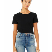 Women's polycotton crop tee