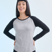 Women's long sleeve baseball t-shirt