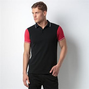 Contrast tipped polo (fashion fit)