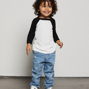 Toddler ¾ sleeve baseball tee