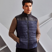 Domain two-tone gilet